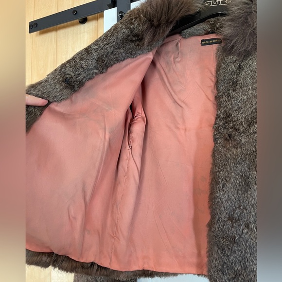 Vintage rabbit fur coat - Picture 7 of 8